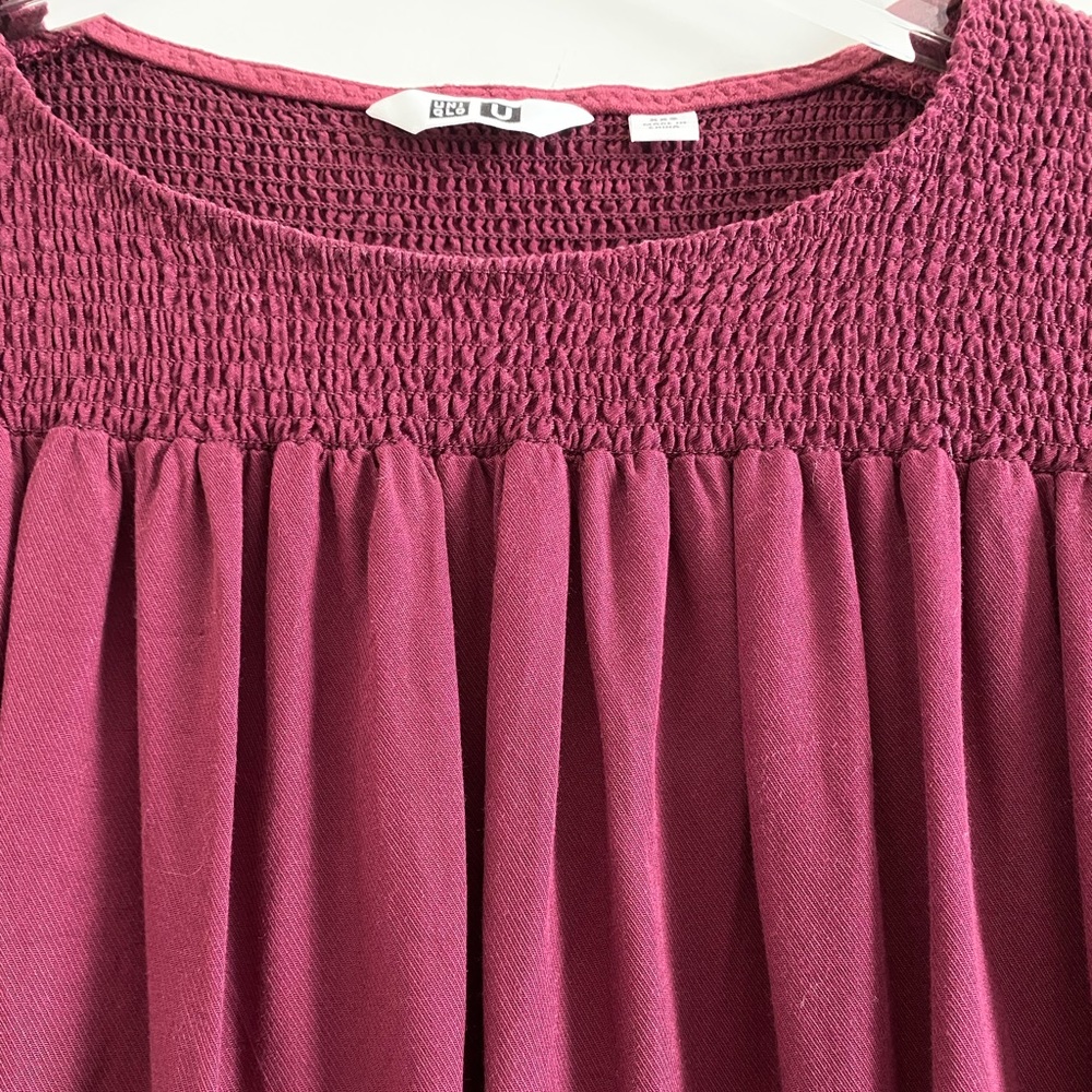Uniqlo Ruched Blouse - Picture 5 of 16